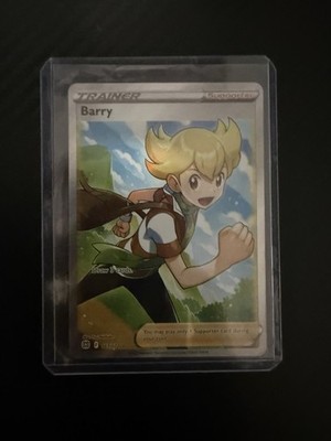Pokémon Barry 167/172 Swsh09 Ultra Rare Full Art Holo Trainer