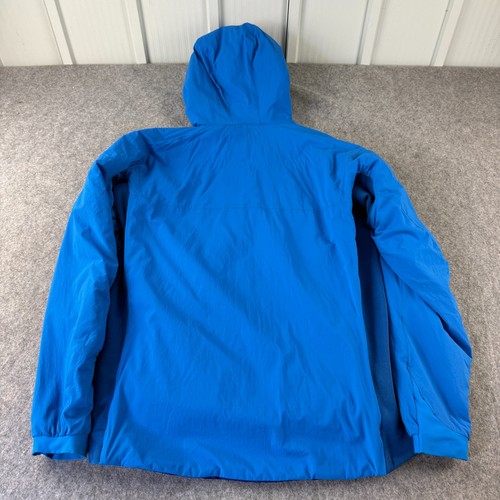 Vintage Arc'teryx Jacket Mens Large Blue Soft Shell Light Coat Full Zip Hooded - Picture 2 of 14