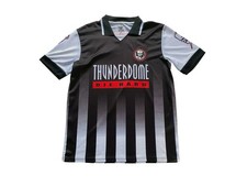 THUNDERDOME DIE HARD HARDCORE GABBER RAVE SOCCER SHIRT XL