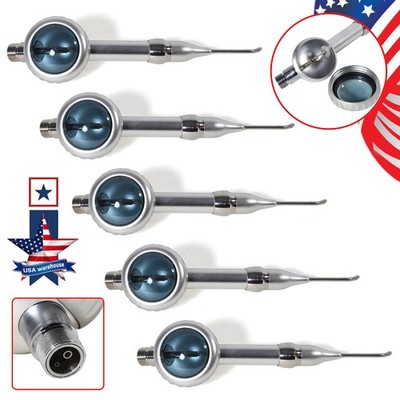 1-5 Dental Air Polisher Teeth Polishing Handpiece Flow Prophy Hygiene 2 Hole OR