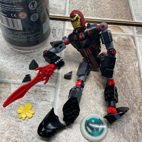 LEGO Bionicle 8603 Toa Whenua Metru Nui Figure with Canister and Kanoka Disk