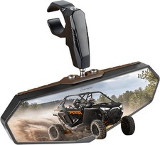 UTV Rear View Mirror for 1.6"-2" Roll Bar Cages, Universal Center Mirror with 36