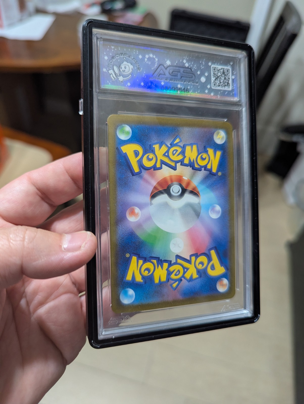 Charizard ex 201/165 AGS 10 Legendary = BGS Black Label POP 3 view 11