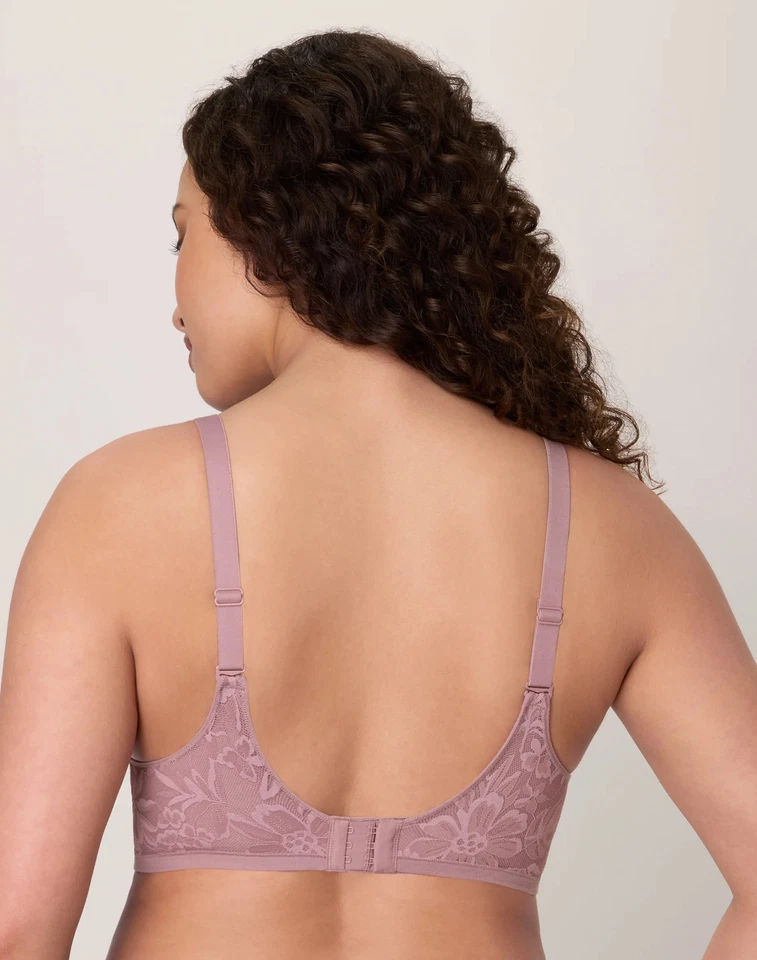 Bali Breathe Cotton Modal Lace Underwire Bra - Image 3 of 4