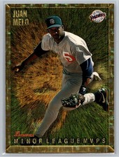Juan Melo 1995 Bowman - Minor League MVPS Gold Foil San Diego Padres 237 RC