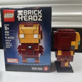 Lego Marvel Comics Brick Headz Iron Man 41590 (Open Box)used