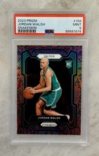 Jordan Walsh 2023-24 Panini Prizm Red Black Snake Skin - Celtics SSP RC PSA9