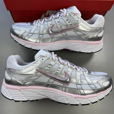 Größe 10   Nike P-6000 White Elemental Pink Silver Turnschuhe BV1021-108