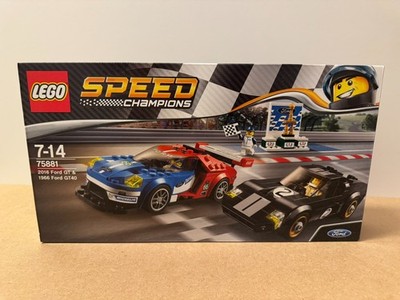 LEGO 75881 2016 Ford GT & 1966 Ford GT40 MISB NEW Speed Champions EOL RARE