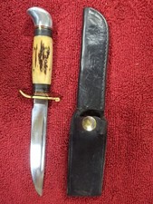 Vintage Made In Sweden Fixed Blade Hunting Knife