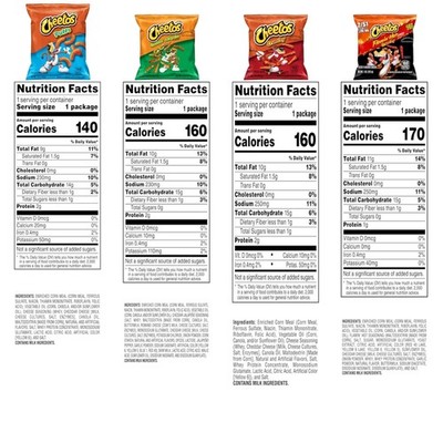 Cheetos Variety Pack - 40 Cheesy Snacks#~-