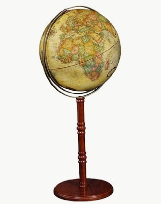 Replogle Commander II Floor Globe, Antique 16''