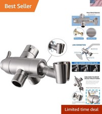 Universal G1/2 Brass Shower Diverter Valve - Handheld Fixed Shower Support