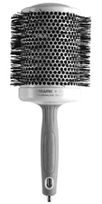 Olivia Garden CI 80 Ceramic Vented Hair Brush White Grey Professional Styler