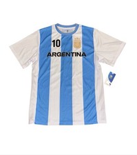 Argentina Messi AFA Futbal Soccer Jersey Blue White Youth XL 18-20 NWT