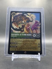 Disney Lorcana TCG Rapunzel  Flynn Rider Unlikely Pair 100/207 Legendary