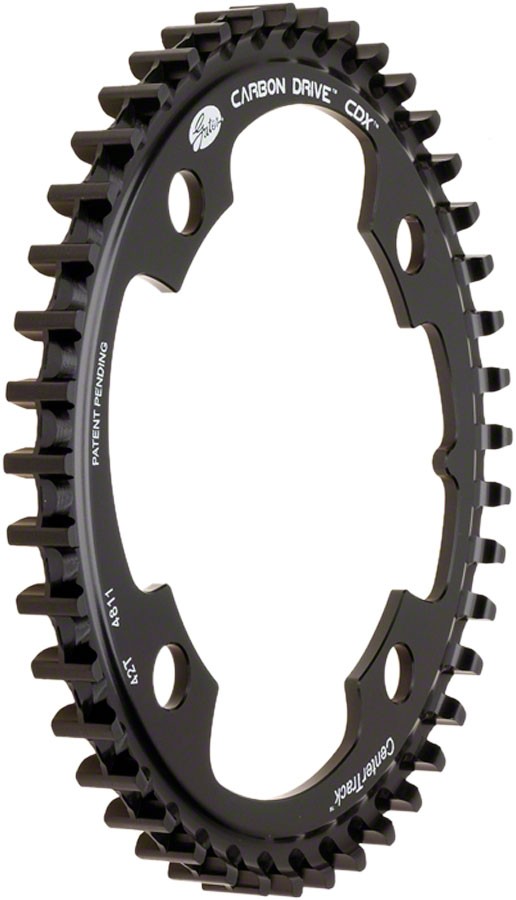 Gates Carbon Drive CDX CenterTrack 46T Aluminum Front Belt Drive Ring 104mm BCD 14090₽