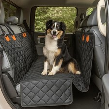 Dog Back Seat Extender for Truck, Hard Bottom Dog Seat cover