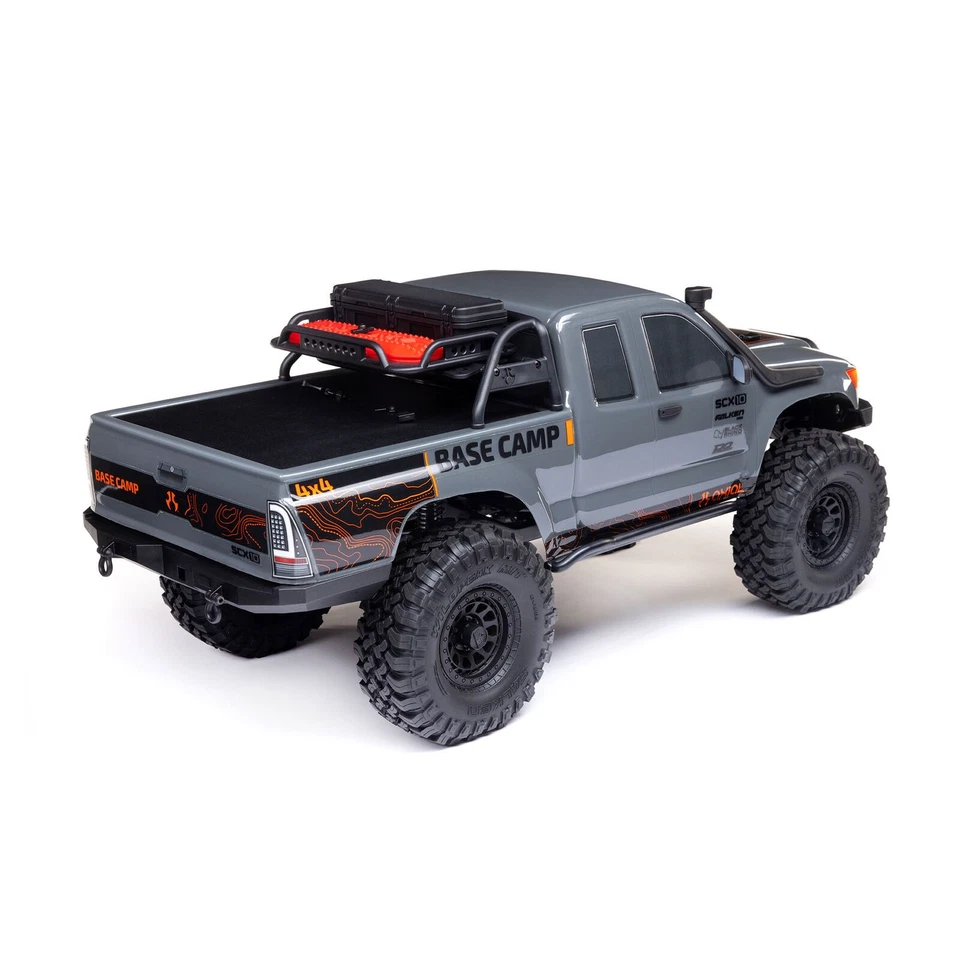 Axial AXI-1375T2 1/10 SCX10 III Base Camp 4X4 Rock Crawler Brushed RTR, Gray - Image 3 of 4
