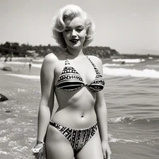 Digital Image Picture Wallpaper Background Desktop Download Marilyn Monroe AI