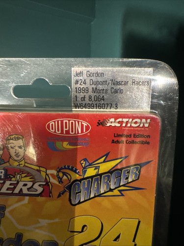 jeff gordon 1/64 diecast 1999 Monte Carlo, #24 DuPont/Nascar Racers, NIB - Bild 2 von 4