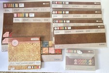 Creative Memories Power Palette VINTAGE Jumbo Great Lengths MATS PAPER 8 Pc. LOT