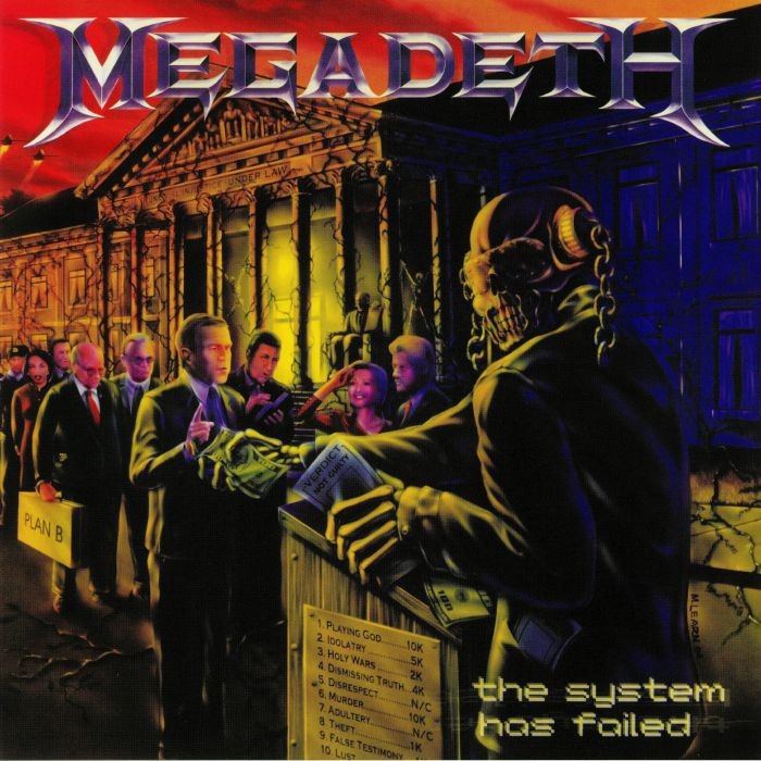 MEGADETH - The System Has Failed (remastered) - Vinyl (180 gram vinyl LP)