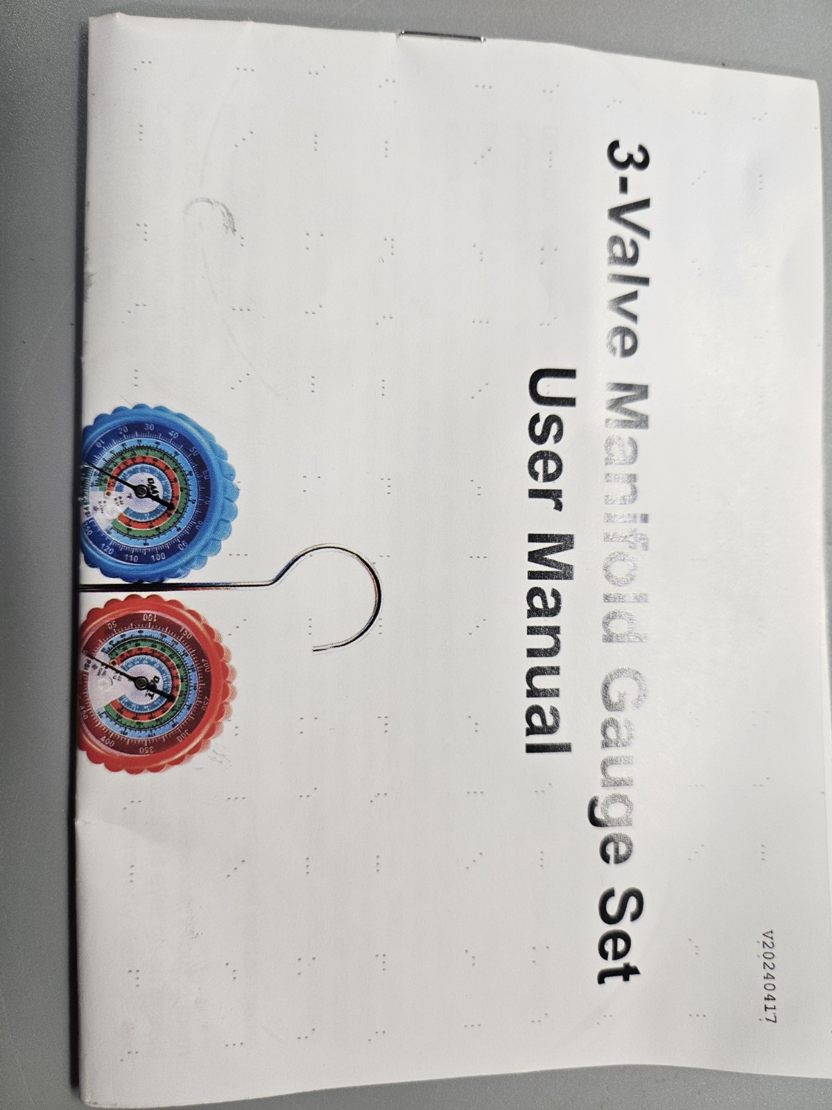 Orion Motor Tech AC Gauges, AC Manifold Gauge Set for R134a R12 R502 5FT Hoses🔥