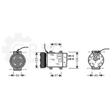 Kompressor Klimaanlage Klimakompressor für Renault Megane I Coach BA0/1_
