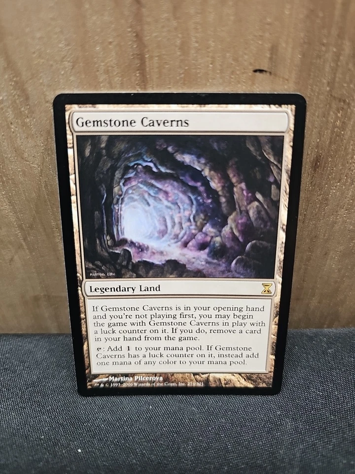 Magic: The Gathering Gemstone Caverns Card 274/301 Time Spiral LP/NM  - Image 2 of 4