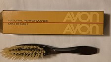 NEW in BOX Vintage Avon NOS 1986 Natural Performance 6" Mini Hair Brush