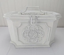 Max Klein Sewing Box Painted White Handled Inner Storage Tray SC-2015 Plastic