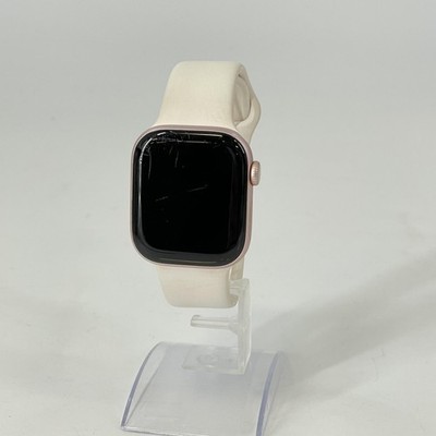 Apple Watch (Series 10) 42mm Rose Gold Aluminum (LTE) w/ White