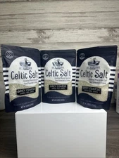 Lot Of 3 Light Grey Celtic Sea Salt Natural No Additives Hand Harvested