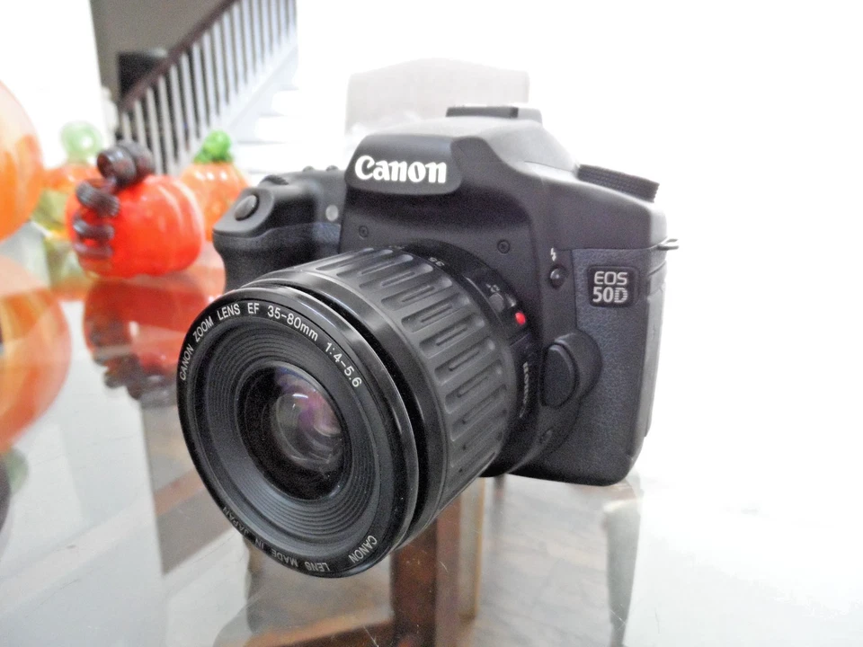 佳能 EOS 50D 数码相机 工作捆绑包 35-80 镜头 15.1 梅加皮塞尔 — 第 2/4 张图片