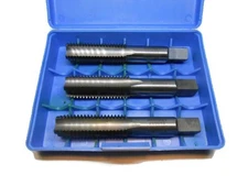 Hanson Whitney 3/4-10 GH3 High Speed Steel PLUG Taps & BOTTOM Tap 3/4"-10 USED