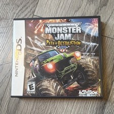 Activision Monster Jam: Path of Destruction Nintendo DS Manual Multiplayer E