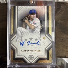 2023 Topps Five Star Auto Hayden Wesneski #FSA-HW Rookie Auto RC