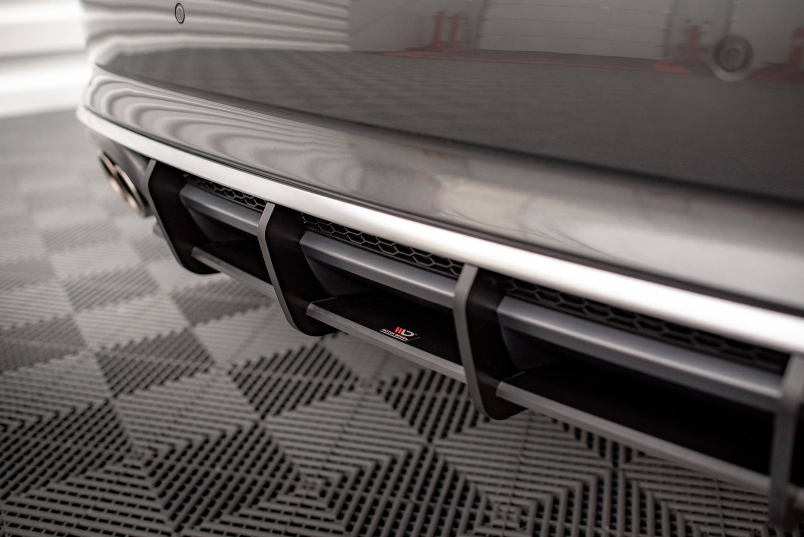 Diffuseur central arrière Audi S5 F5 noir Maxton Street Pro