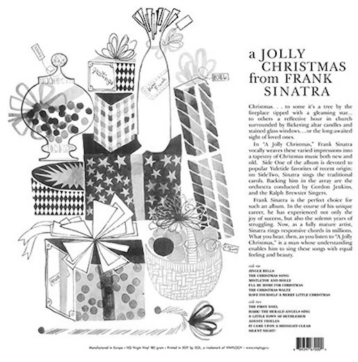 Frank Sinatra A Jolly Christmas 180 Gram Picture Disc Vinyl LP New - Image 2 of 2