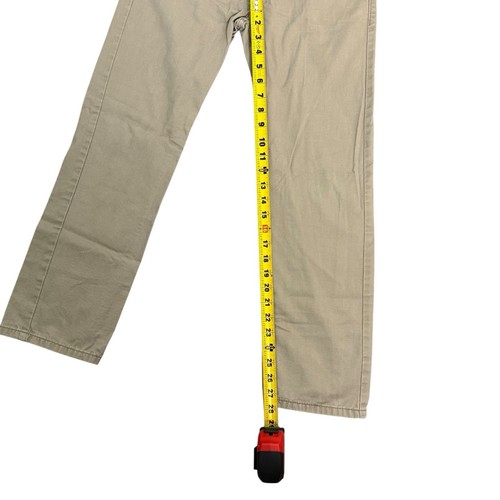 Levi’s Pants 514 Women’s Size 14 Straight Khaki 27x27 Beige Casual - Picture 8 of 8