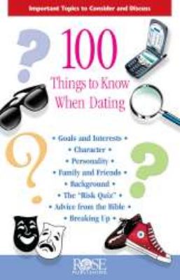 100 Things to Know When Dating - 9781890947408, Rose Publishing, pamphlet