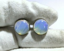 925 Sterlingsilber Blau Feuer Opal Manschette...