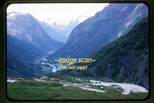 Mountain Valley in Norway in early 1950s, Kodachrome Slide aa 27-27b