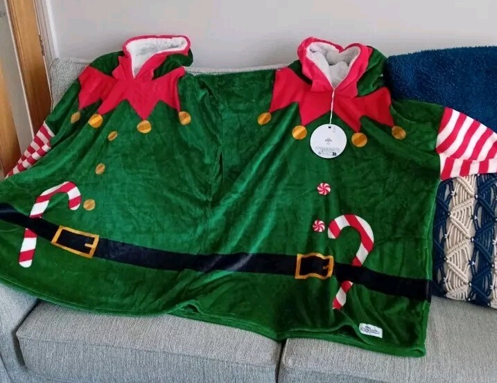 Primark Christmas Elf Double Buddie person Snuddie Oodie Adult