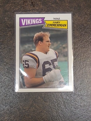 1987 Topps #207 Gary Zimmerman Minnesota Vikings Rookie