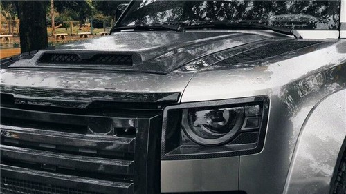 Convient pour Land Rover Defender 2020-2024 Grille de calandre avant cache collections ventilation style Lumma