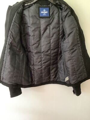OLD NAVY Men's Black Wool Blend Insulated Lined Full Zip