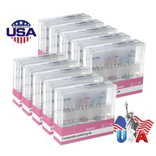 90 * Dental Composite Polishing Burs Kit Silicone For Low-speed Handpiece RA0309