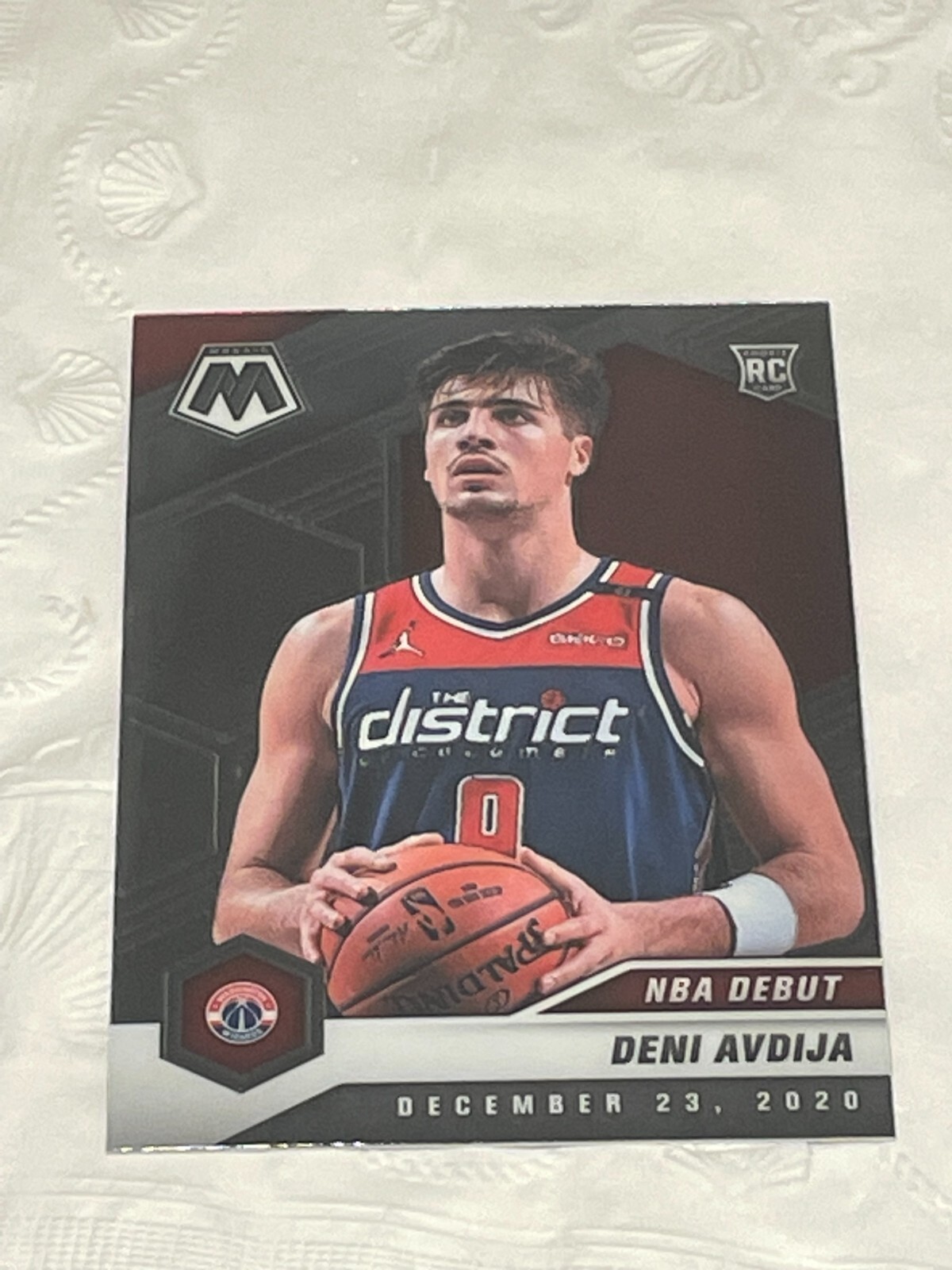 Deni Avdija 2020-21 Panini Mosaic Basketball RC #272 NBA Debut Wizards Rookie